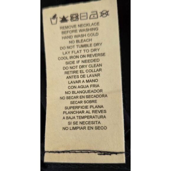 2-Piece Navy Dress  Gold Paisley Jacket - Size 8 - Made In USA elegant classic - Picture 13 of 16